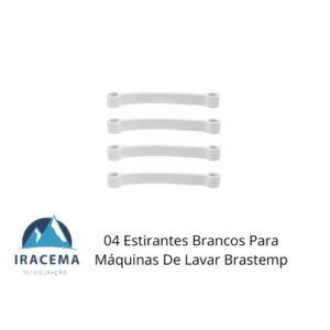 04 Estirantes Brancos Para Máquinas De Lavar Brastemp